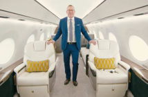 Tray Crow in G700 cabin
