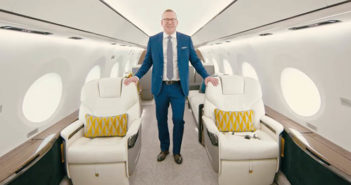 Tray Crow in G700 cabin
