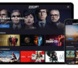 Tablet and phone showing entertainment options
