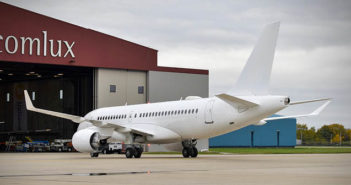 Aircraft entering a hangar