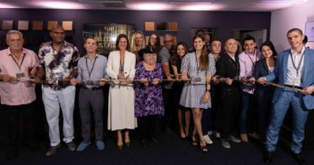 Ribbon-cutting ceremony, group photo
