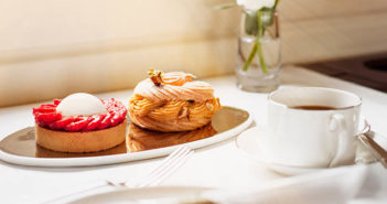 Flexjet launching Red Label Training Academy Pastries and tea
