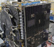 satellite in test facility