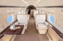business jet interior