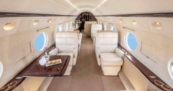 business jet interior