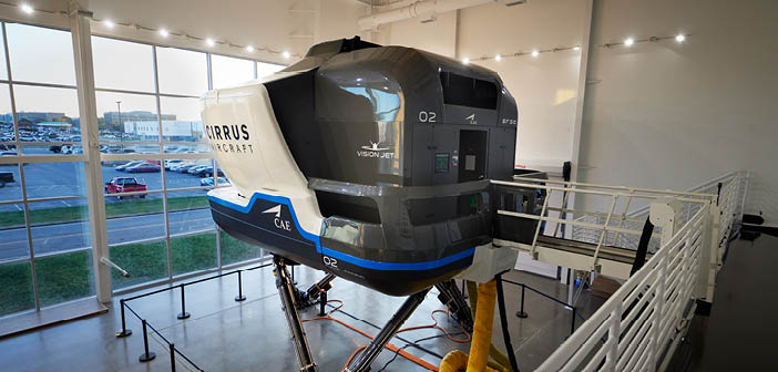 Second FAA-certified Vision Jet simulator for Cirrus Aircraft